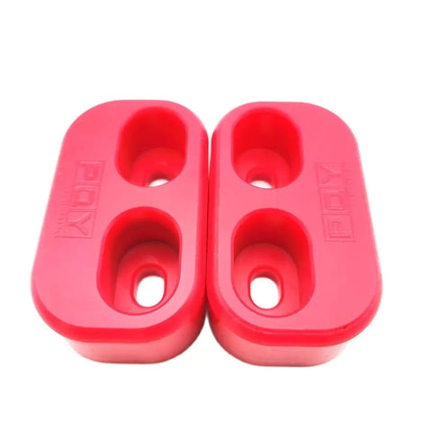 Two (2) x Red Rubber Car Door Bushings Set For Mazda MX5 models NA, NB, NC & ND